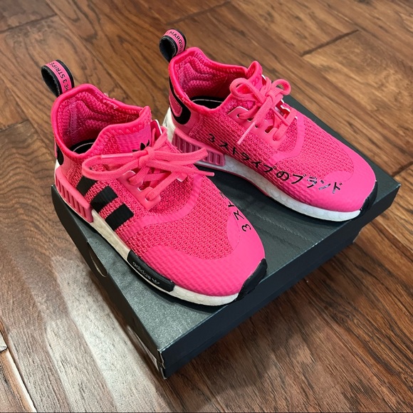 adidas Originals NMD_r1 EL 1 pink sneakers. Size 10 - Picture 10 of 11